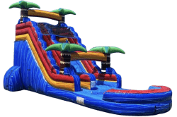 18' Tiki Island Water Slide